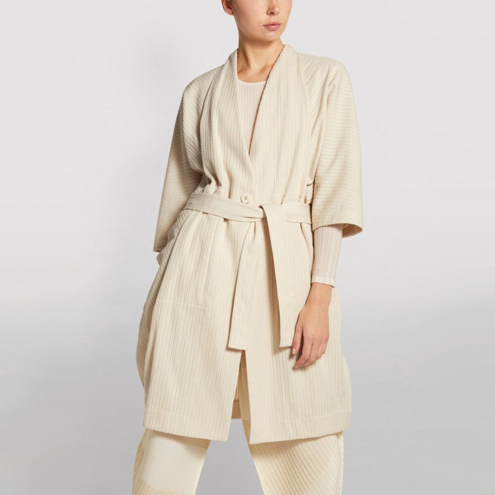 Issey Miyake Sashiko Wrap Kimono Jacket size "2" - one size only (fits M-XL)